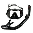 thumbnail image 2 of Set de snorkel profesional, gafas de natación, máscara de buceo, unisex, entrenamiento de buceo Negro Negro, 2 of 8