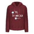 thumbnail image 4 of Fleece Pullover Women Hoodies, Yes,I'M Still Cold Sweatshirts Hooded Warm Loose Casual Shirts Crewneck Long Sleeve Fuzzy Sweaters Oversized Cozy Winter Outfits Thermal Soft Comfy Tops with Pockets, 4 of 6