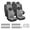 Gray, variant on Mixfeer 9 Pcs Car seat cover,5 Seats Non-Slip Breathable Full Set Auto Interior Accessories for Auto Trucks Van SUV,Gray