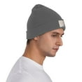 thumbnail image 6 of ZICANCN Abstract Flower Art Pink Knit Beanie Hat, Winter Cap Soft Warm Classic Hats for Men Women, Deep Heather, 6 of 8