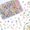 1100pcs-5 styles, variant on 500 count  Frosted  Beads for  Making 10mm Colorful Matte Beads with Golden Speckles Five-Pointed  Spacer Bead in Bulk for Necklace Bracelet Earrings DIY Craft Beading Supplies