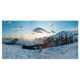 thumbnail image 2 of Morning Winter Carpathian Mountains - Impression sur Toile Paysage, 2 of 3