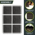 thumbnail image 3 of ProsourceFit Wood-Grain Puzzle Mat, 1/2" Thick EVA Foam Interlocking Floor Tiles, 3 of 7