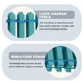 thumbnail image 3 of ELAYARD 2pcs Micro Landscape Fence Props Mini Fence Crafts Decorative Blue Wood Garden Ornaments, 3 of 8