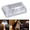 Silver, variant on Door Lock Light, Wireless Keyhole LED Light – Infrared PIR Motion Sensor Auto On/Off, 4 X LED Bulbs, Battery Operated with Easy Peel-and-Stick Installation for Home, Door, Kitchen & More (2 White)