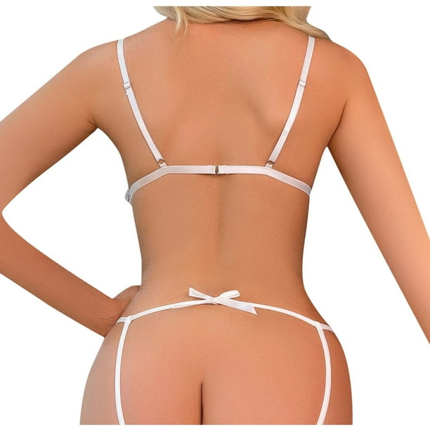 Sexy Lingerie for Men Men G-String Sexy Underwear with Suspenders Mesh Bag  Hollow Thongs : : Clothing, Shoes & Accessories