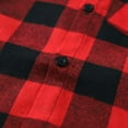 thumbnail image 5 of ANINEO Boys Button Down Shirt Kid Flannel Shirt Toddler Buffalo Plaid Shirt Boys Western Shirts Long Sleeve Shirt, 5 of 7