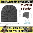 thumbnail image 2 of Boot Heel Replacement 1 Pair Anti Slip Shoe Grips Shoe Heel Repair Shoe Sole Protector Shoe Repair Kit Shoe Sole Repair Heel Repair Kit For Shoes Rubber Soles For Bottom Of Shoes For Rubber Front Sole, 2 of 5