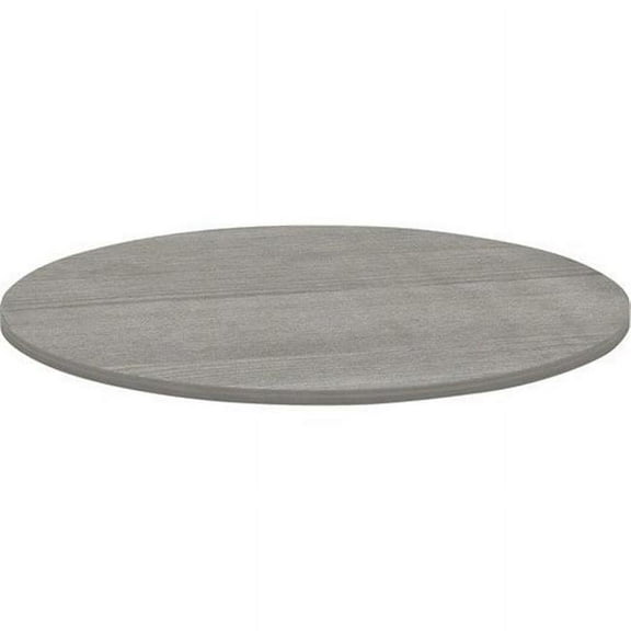 48 in. Weathered Charcoal Round Conference Table