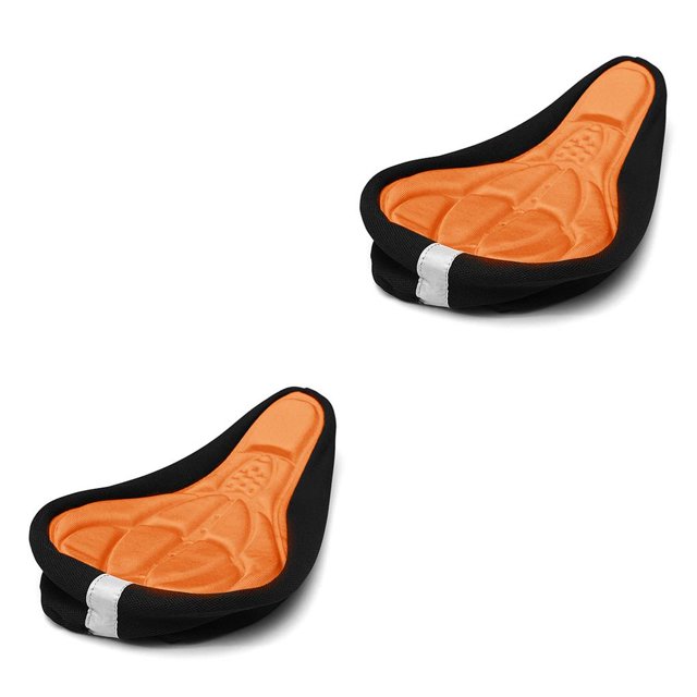 Speravity Piñón fijo bicicleta engrosada Big Bum funda de cojín de asiento algodón amortiguador almohadilla de sillín accesorios de bicicleta Type2 NO2 Speravity CBP181532