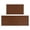 Orange Red Checkerboard Brown, variant on Green Red Checkerboard Maroon Kitchen Rugs Set Of 2 (L-Shape), 17"X30"+17"X47" Anti-Fatigue, Non-Slip Washable for Kitchen