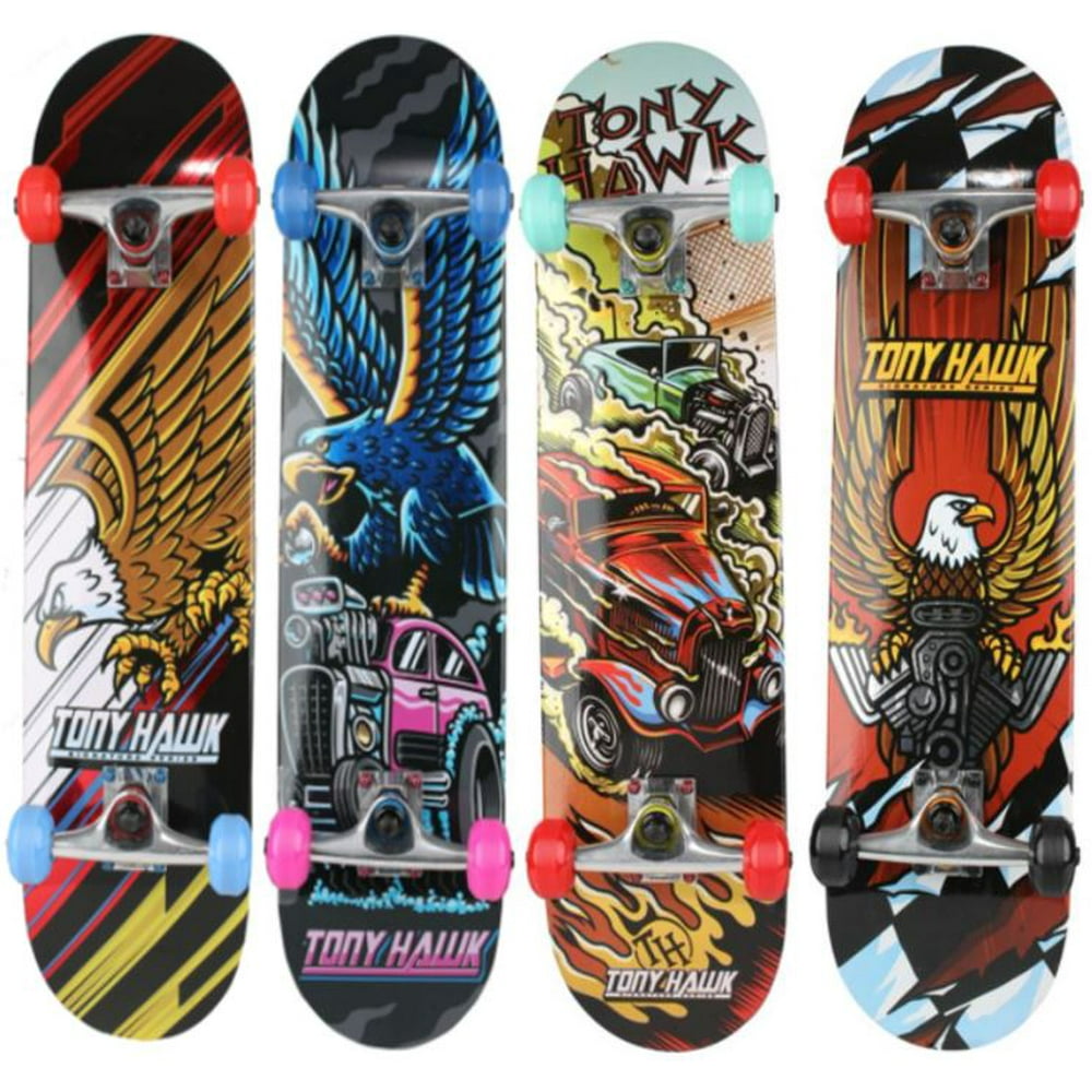 Tony Hawk 31" Metallic Popsicle Skateboard, for Ages 5 to