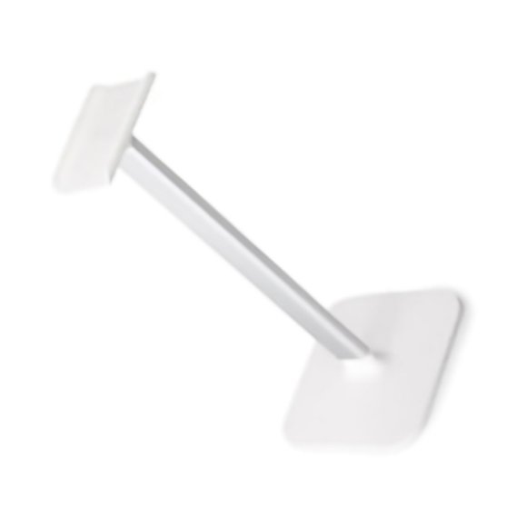 Soporte para auriculares de escritorio innovador de aleación de aluminio universal para la mayoría de los auriculares de color blanco