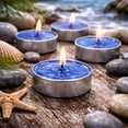 thumbnail image 3 of VeZee Aqua Breeze Scented Tealight Candles, Aromatherapy for Spa & Yoga, 120 Ct, 3 of 5
