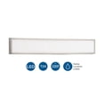 thumbnail image 5 of Everlume LED 32-inch Brushed Nickel Modern Style Bath Vanity Wall or Ceiling Light with Selectable 3000K/4000K Light Color, 5 of 8
