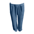 thumbnail image 5 of ANINEO Women's Casual Pants High Waisted Wide Leg Pants With Side Hollows Daily Wear Vacation Sports Comfortable Stretch Basic Trousers Solid Color Leisure Slacks, 5 of 6
