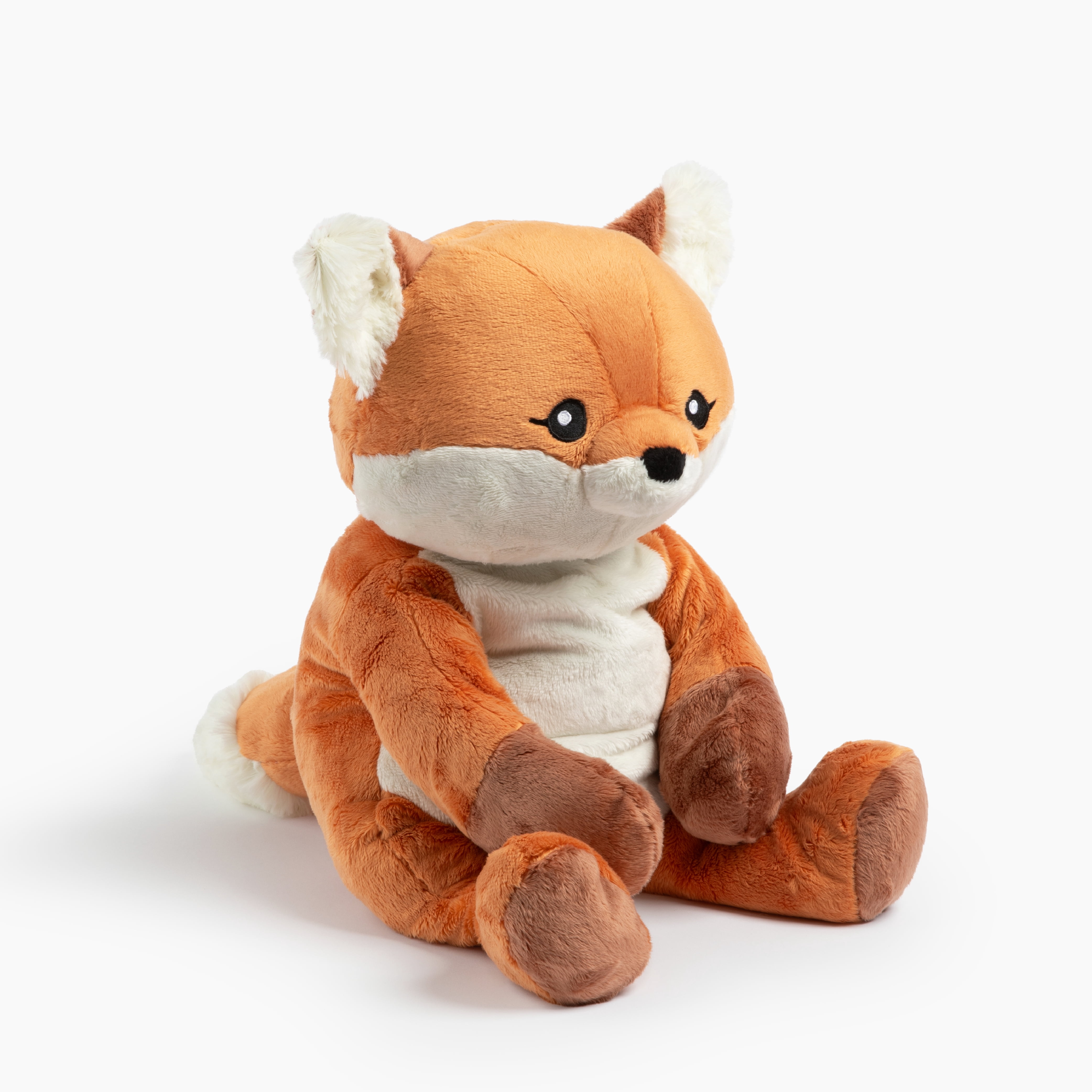 Hugimals Forrest the Fox 4.5lbs Weighted Self Care Stuffed Animal Stress and Anxiety Relief Plush for Adults and Kids