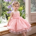 thumbnail image 4 of FYDUU Flower Girl Dress Wedding Guest Dresses Girls Birthday Party Dress Princess Dresses Formal Pageant Gown Elegant Tulle Dress 2-3 Years, 4 of 9