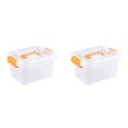 thumbnail image 1 of Home Textile Storage Transparent Multifunctional Storage for Household Living Room Bedroom Toys Clothing Sorting Stackable and Proof Solutions*2 Pack, 1 of 8