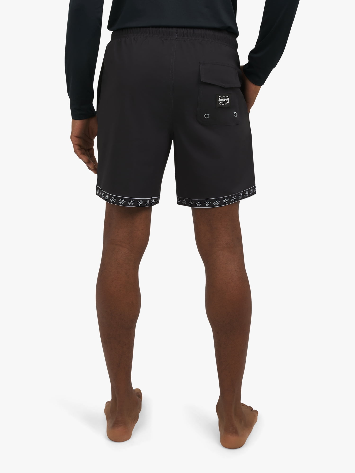 Dogg Supply by Snoop Dogg Men's Paisley Flakes Swim Trunks, 7" Inseam, Sizes S-3XL