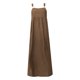thumbnail image 4 of Vestido de lino para mujer para primavera/verano: tirantes ajustables, informal/para la playa, lavable a máquina, corte holgado, tejido de lino., 4 of 4