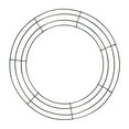 thumbnail image 4 of Metal Wreath Frame Wire Round Wreath Rings Wire Wreath Frame for New Year Party Black 25cm, 4 of 8