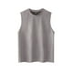 thumbnail image 1 of Camiseta sin mangas con cuello en V para hombre, de punto, con rayas verticales, para fitness, deportes, ocio, ajustada, con cuello en I y hombros anchos., 1 of 5