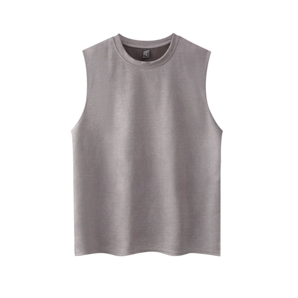 Camiseta sin mangas con cuello en V para hombre, de punto, con rayas verticales, para fitness, deportes, ocio, ajustada, con cuello en I y hombros anchos.