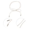 thumbnail image 4 of Unique Bargains 1 Pc Festival Wrap Belt Elegant Buckle Leather Cord Adjustable Waist Cord for Women White, 4 of 5