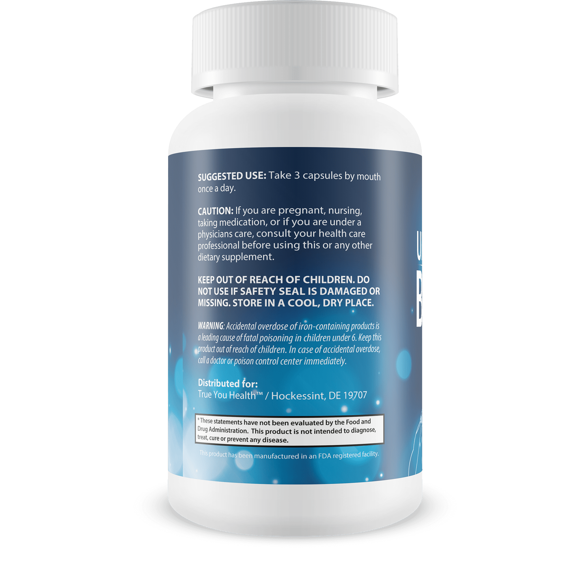 Ultra Iron Brain - Improved Memory Formula - Our Best Iron Brain Cognitive Support Supplement - Advanced Brain Booster Focus Supplement - Mental Alertness & Focus Supplements - Mental Focus Vitamins