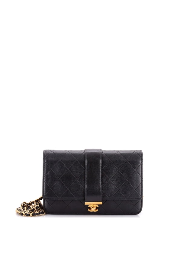 Pre-Owned Vintage Full Flap Bag Quilted Lambskin Mini By Rebag