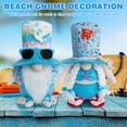 thumbnail image 3 of golytefs 2Pcs Beach Gnomes Plush Cute Shelf Sitters with Weighted Base for Birthday Gifts, 3 of 9