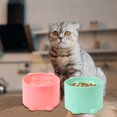 thumbnail image 6 of Abaima 2 Pcs Slow Feeder Cat Bowls and 1 Pcs Spoon Set, Anti Choking Elevated Food and Water Bowls, Slow Feeder Bowls, Backflow Prevention, Suitable for Small Pets, 6 of 7