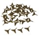 thumbnail image 2 of 50 piezas de colgante de cola de pez de sirena, cuentas sueltas, collar, pendientes, dijes colgantes Cian antiguo, 2 of 8