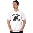 thumbnail image 5 of Let's Get Basted Turkey Day Men's Graphic T Shirt Tees Brisco Brands M, 5 of 6