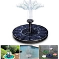 thumbnail image 1 of Bomba de fuente solar, bomba de agua solar, mini fuente flotante para decoración de jardín de fuentes de estanque-1.5w- Sincero Electrónica, 1 of 5