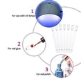 thumbnail image 4 of 50x Nail Art Tips Colour Pop Sticks Display Fan Practice Starter Ring Clear, 4 of 5