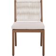 thumbnail image 4 of Afuera Living Cream Outdoor Patio Dining Side Chair (Set of 2), 4 of 10