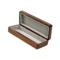 thumbnail image 4 of Serenable Eyeglasses Storage Case Hard Glasses Case Wooden Portable Glasses Holder Organizer for Men Woman Case Eyewear Case dark brown, 4 of 9