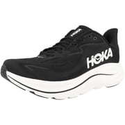 HOKA Clifton 10 Mens Shoes Size 9, Color: Black/White