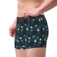 thumbnail image 2 of Yiaed Animal Footprints Print Men's Soft Cotton Boxer Shorts Breathable Boxers Underwear Moisture-Wicking Underwear Stretch Boxer Briefs for Man-X-Large, 2 of 5