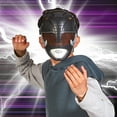 thumbnail image 3 of Mighty Morphin Power Rangers: Re-Ignition - Black Ranger Role Play Mask for Boys and Girls by Playmates Toys, 3 of 8