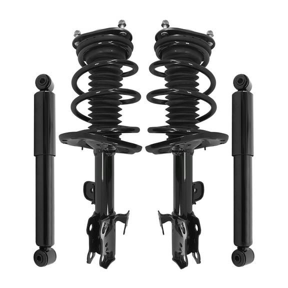 Unity Automotive Front & Rear Complete Strut Assembly Shock Kit Fits 2009-2012 Toyota RAV4, 4-11255-254060-001