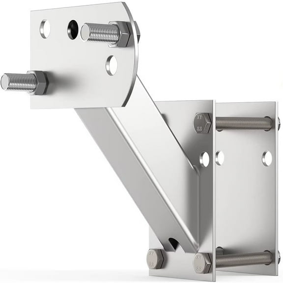 Trailer Spare Tire Carrier Mount Fit 4 & 5 Lugs Wheels - Heavy Duty Holder Bracket