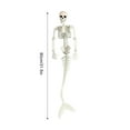 thumbnail image 6 of Full Body Skeleton Prop, Decorative Skeleton Mermaid Movable Joints Life Size Thrilling  For Patio, 6 of 7