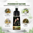 thumbnail image 2 of Herbishh Black Shampoo, Hair Dye Shampoo 3 in 1, 100% Grey Coverage, Demi-Permanent Hair Color for Men & Women, With Eyelash Enhancing Serum Combo, 2 of 5