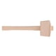 thumbnail image 5 of Martillo Para Trabajar La Madera, Pequeño, Ligero, Alta Dureza, Buena Practicabilidad, Fácil De Usar, Martillo De Madera De Carpintero De Haya Para El Hogar Para El Estudio De, 5 of 7