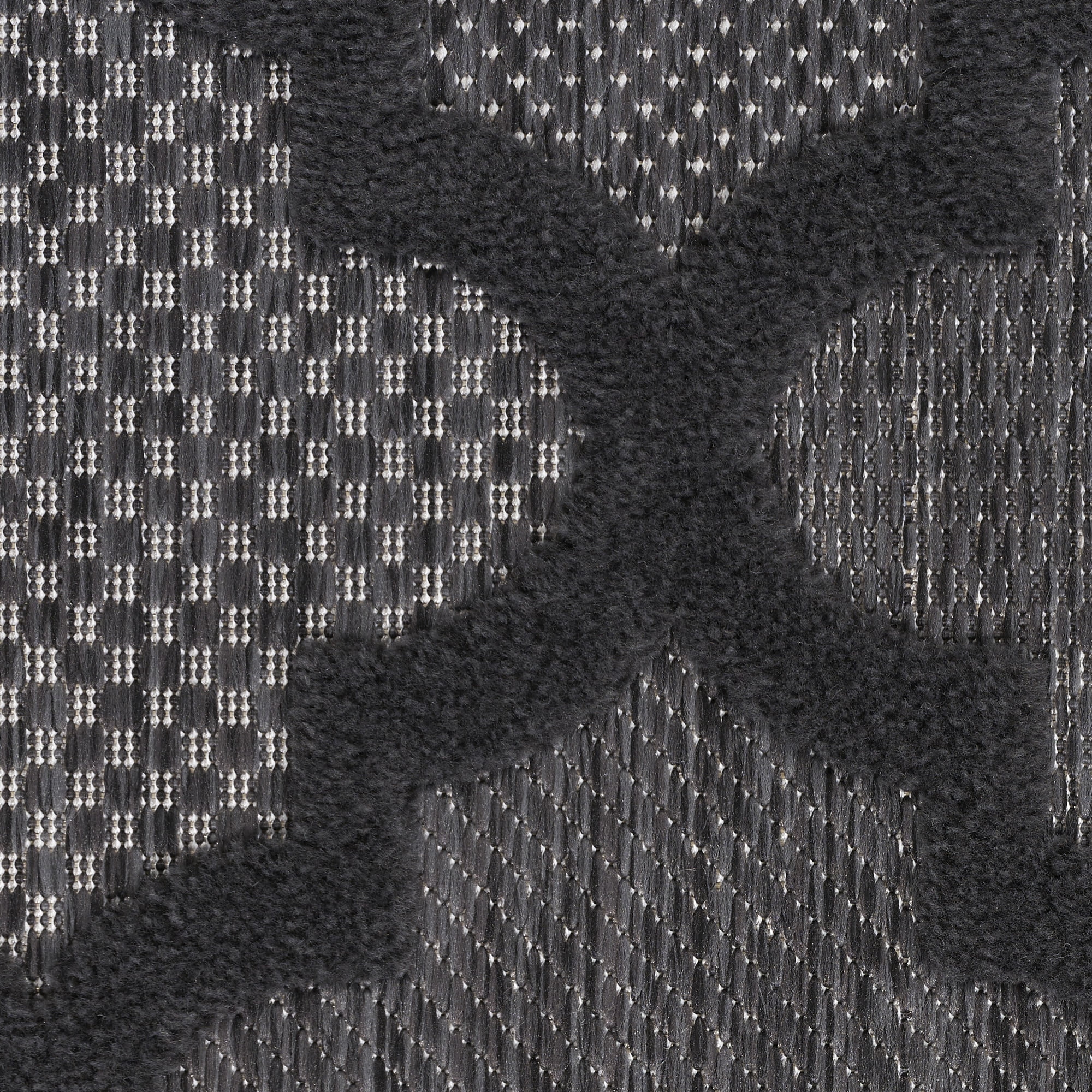 Nourison Easy Care 7' x 10' Charcoal/Black Indoor/Outdoor Rug