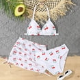 thumbnail image 2 of CAUYDY Tween Girls Swimsuit 3 Piece Bathing Suits Teen Girls Summer Bikini Tankini Sets with Cover Up Skirt for Kid Girl 7T 8T 9T 10T 11T 12T 13T 14T 15T 16T (Sizes 4-5 Years,H03-Red), 2 of 7