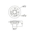 thumbnail image 2 of Dawn USA 6.63'' Shower Drain Base, 2 of 2